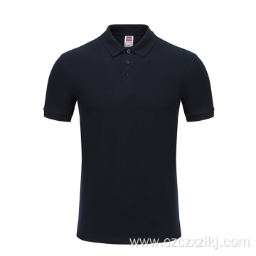 Men's Breathable Solid Polo Business Polo Shirt